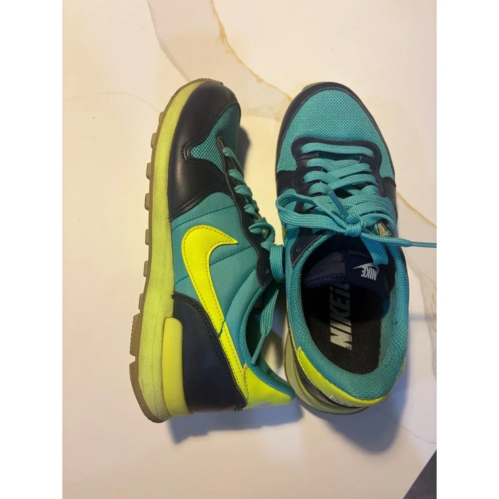 Nike Air Max Thea Blue Lagoon Volt Running Shoes Women's Size 7 - Picture 12 of 12